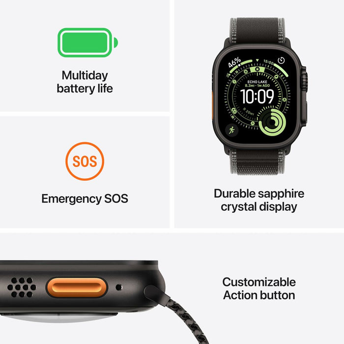 Smartwatch Apple Black 49 mm