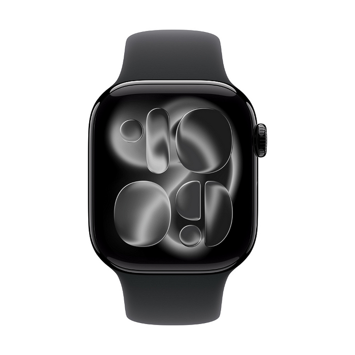 Smart watch Apple Watch 11 42mm Jet Black/Black Band S/M meqt4 , 1.80 , 64 , Apple S10 SiP 64-bit Dual Core