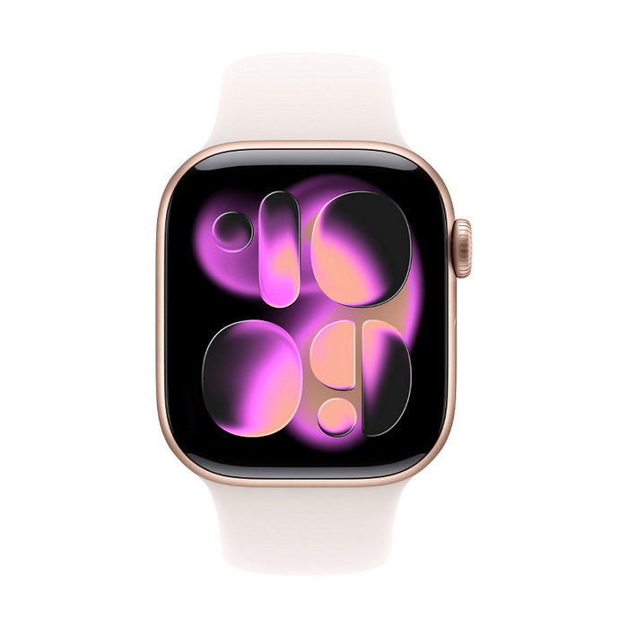 Smart watch Apple Watch 11 42mm Rose Gold/Light Band S/M meu04 , 1.80 , Apple S10 SiP 64-bit Dual Core , 64