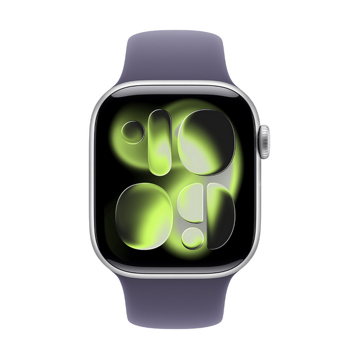 Smart watch Apple Watch 11 42mm Silver/Purple Band M/L meu74 , 1.80 , 64 , Apple S10 SiP 64-bit Dual Core