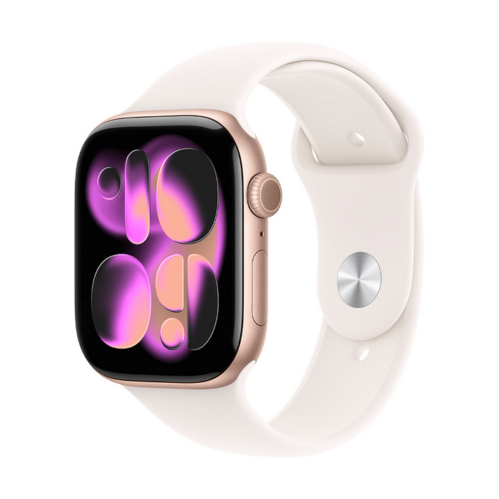 Smart watch Apple Watch 11 46mm Rose Gold/Light Band S/M mev64 , 2.00 , Apple S10 SiP 64-bit Dual Core , 64