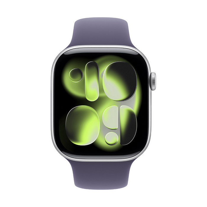 Smart watch Apple Watch 11 46mm Silver/Purple Band S/M mev94 , 2.00 , Apple S10 SiP 64-bit Dual Core , 64