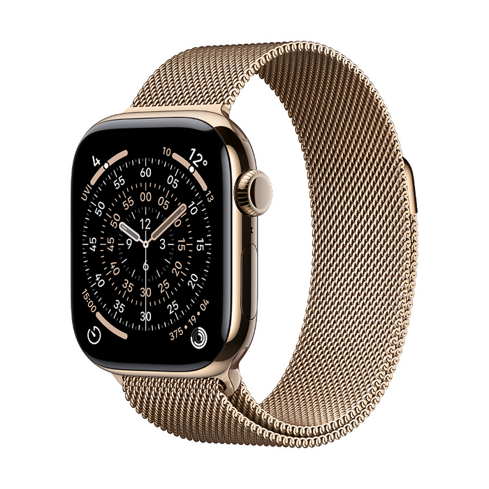 Smart watch Apple Watch 11 Cell 42mm Gold/Milanese mf8y4 , 1.80 , 64 , Apple S10 SiP 64-bit Dual Core