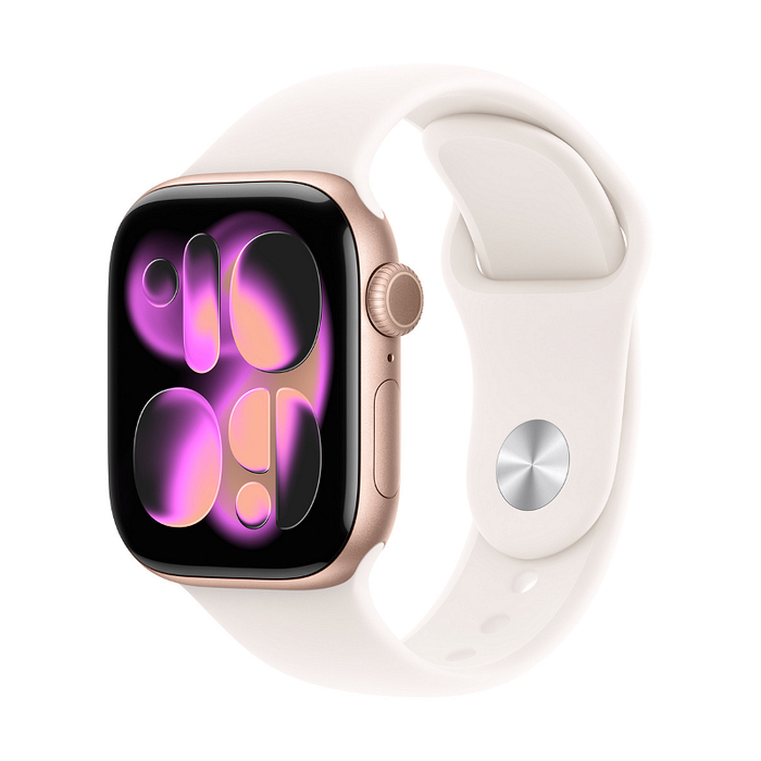 Smart watch Apple Watch 11 Cell 42mm Rose Gold/Light Band S/M mf8e4 , 1.80 , 64 , Apple S10 SiP 64-bit Dual Core