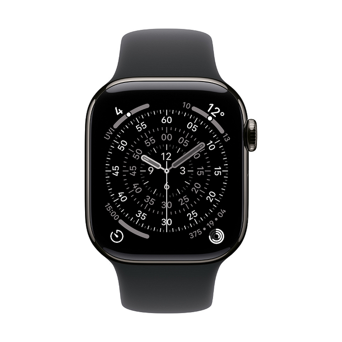 Smart watch Apple Watch 11 Cell 42mm Slate/Black Band S/M mf8r4
