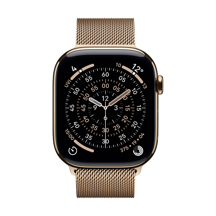 Smart watch Apple Watch 11 Cell 46mm Gold/Milanese S/M mfd74