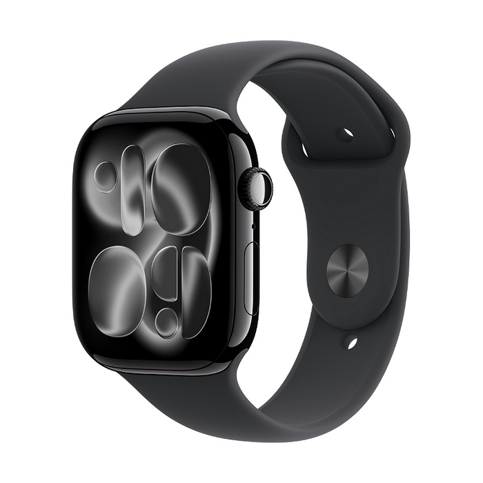 Smart watch Apple Watch 11 Cell 46mm Jet Black/Black Band S/M mfc24 , 2.00 , Apple S10 SiP 64-bit Dual Core , 64