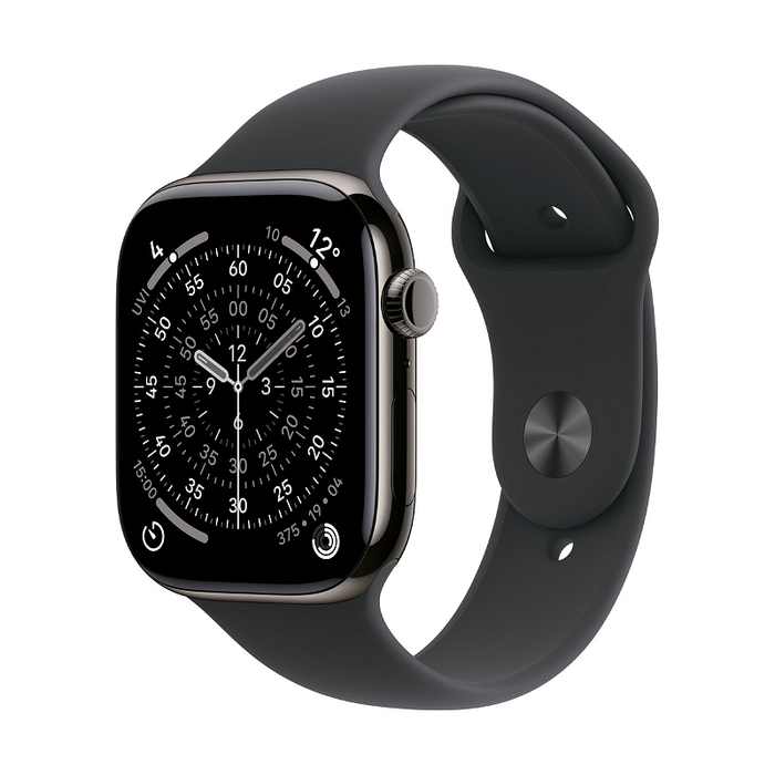 Smart watch Apple Watch 11 Cell 46mm Slate/Black Band M/L mfd24 , 2.00 , Apple S10 SiP 64-bit Dual Core , 64