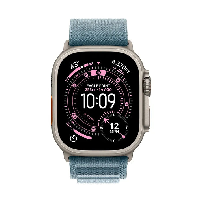 Smart watch Apple Watch Ultra 3 49mm Nat/Blue Alpine Loop L mewp4, 1.98