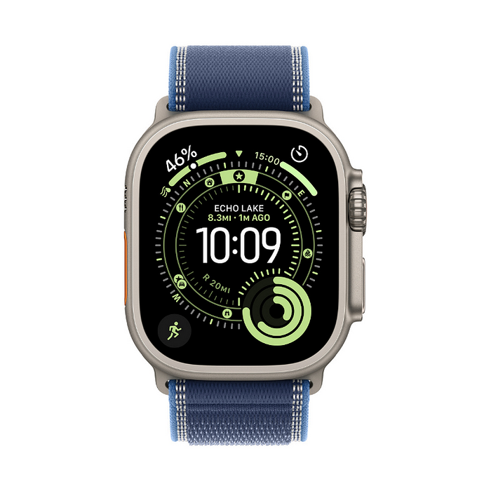Smart watch Apple Watch Ultra 3 49mm Nat/Blue Trail Loop M/L mewu4 , 1.98