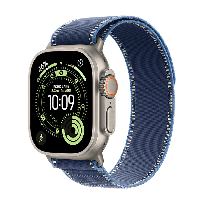 Smart watch Apple Watch Ultra 3 49mm Nat/Blue Trail Loop M/L mewu4 , 1.98