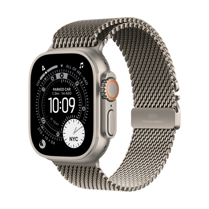 Smart watch Apple Watch Ultra 3 49mm Natural/Milanese S meww4 , 1.98