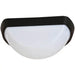 AQUA HALFMOON OPAL WALL LIGHT IP54 E27 BLACK ELMAK - Влагозащитени осветителни тела<<<Външно