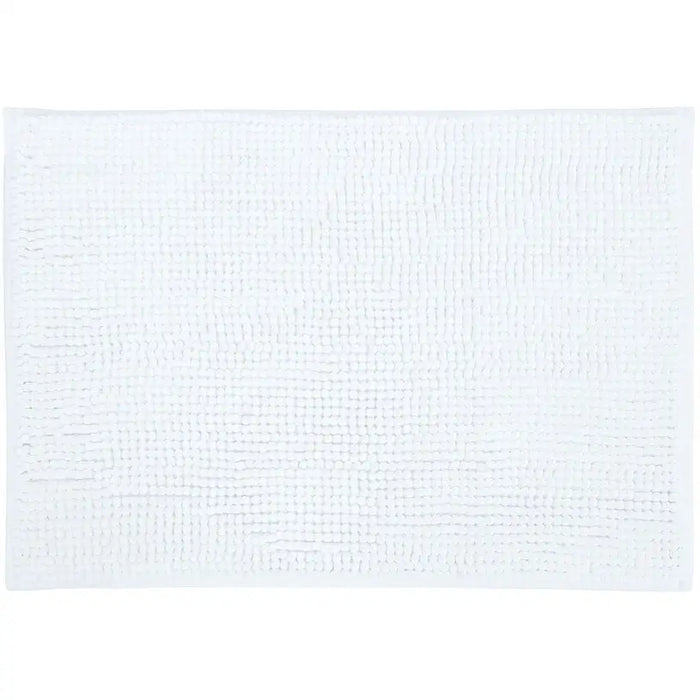 AQUA WHITE BISK BATHROOM RUG - Постелки за баня<<<Аксесоари за баня<<<Баня<<<Praktiker