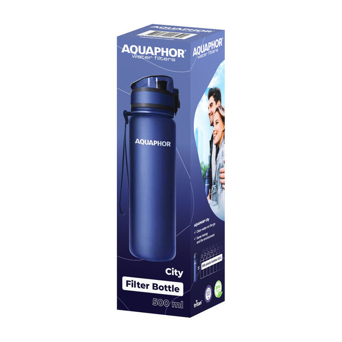 AQUAPHOR CITY TRITAN NAVY FILTER BOTTLE