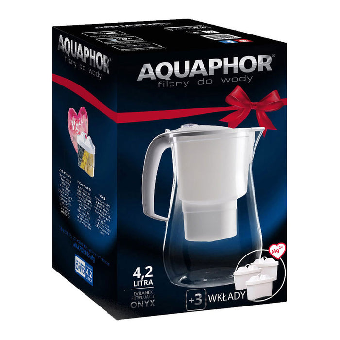 FILTERING POT WHITE WITH THREE AQUAPHOR ONYX MODULES