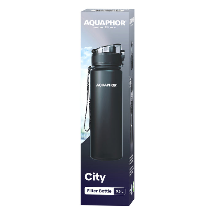 AQUAPHOR CITY FILTER BOTTLE BLACK