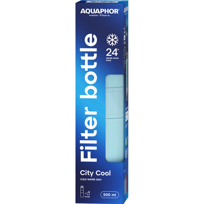 Filtering thermo bottle AQUAPHOR CITY COOL ICE BL