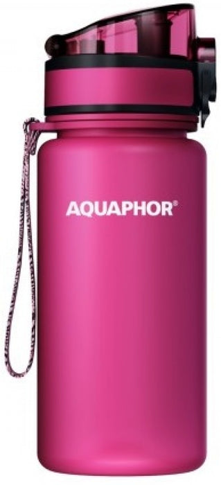 Water purification bottle Aquaphor City Tritan 350 ml Pink