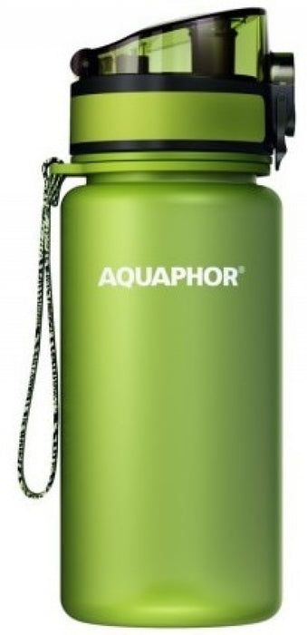 Water purification bottle Aquaphor City Tritan 350 ml Green