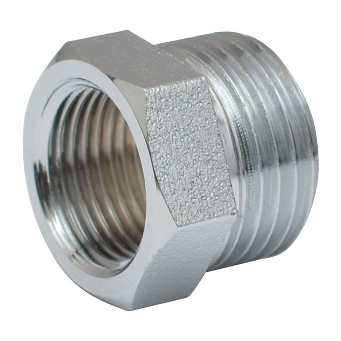 REDUCTION NUT 3/8 X 1/2 CHROME AQUASTO
