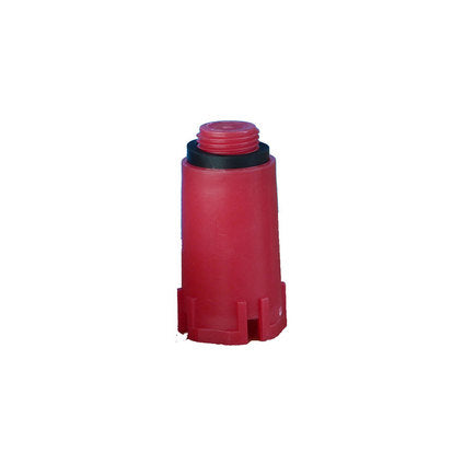 PPR PLUG WITH THREAD LONG, RED 1/245 AQUASTO