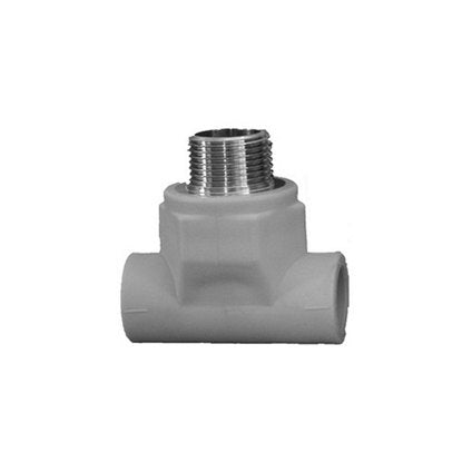 PPR TEE WITH MALE THREAD F20-1/2 AQUASTO