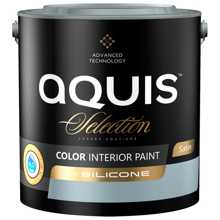 INTERIOR PAINT WITH SILICONE ALPINE GLACIER 2.5 L AQUIS
