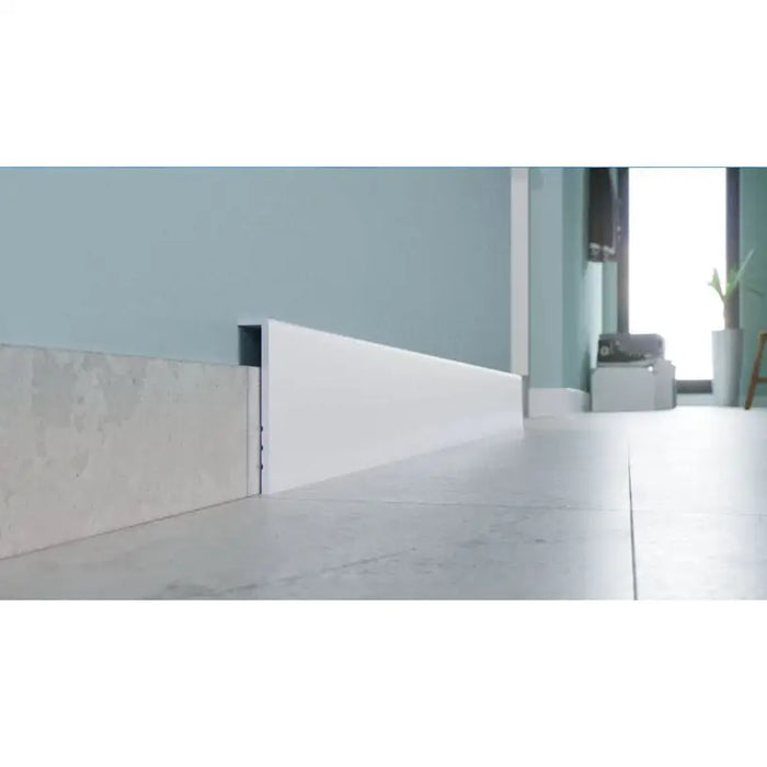 ARBITON STIQ+ FLOOR PVC SKILLS WHITE 95X19 MM - Первази за ламинат<<<Паркет и елементи за монтаж<<<Подови и стенни