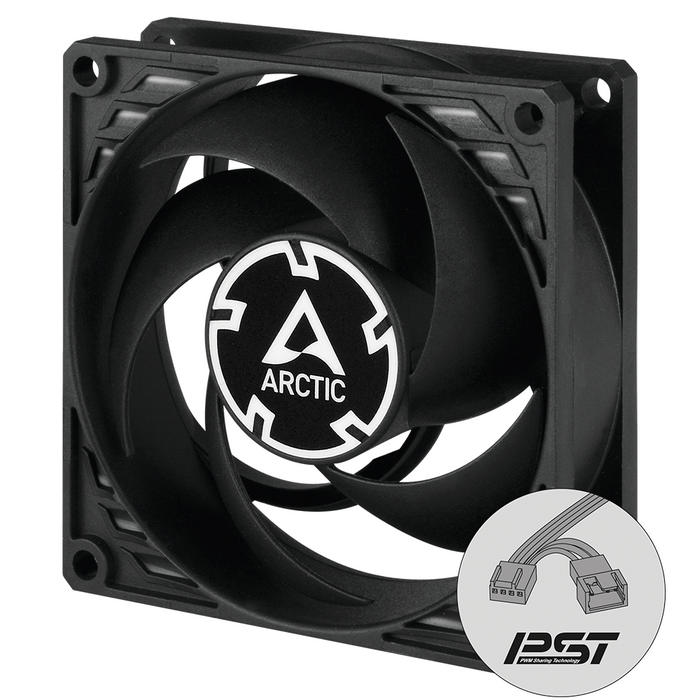 Fan ARCTIC P8 PWM PST, Black