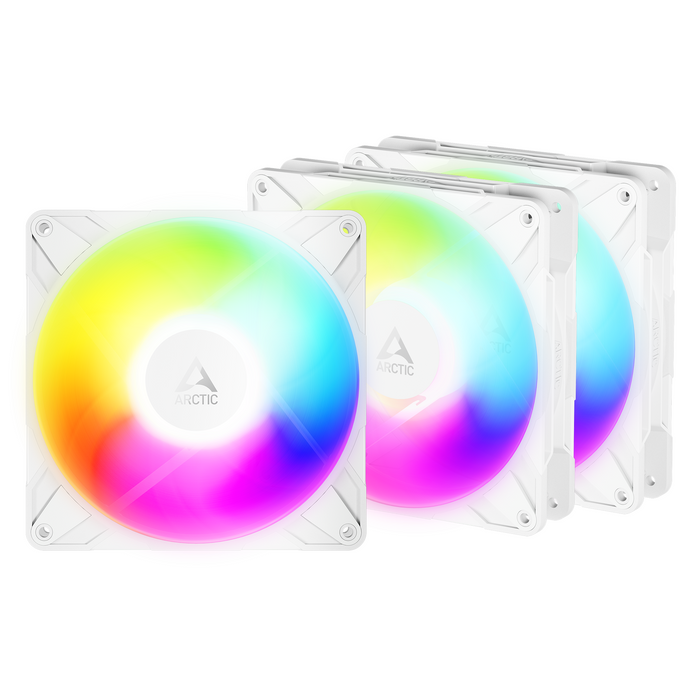 Fan Set 3-Pack ARCTIC P14 Pro Reverse A-RGB White 140mm PWM - ACFAN00328A