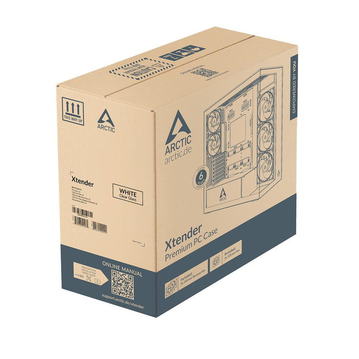 Arctic Xtender PC Case - White Mid-Tower
