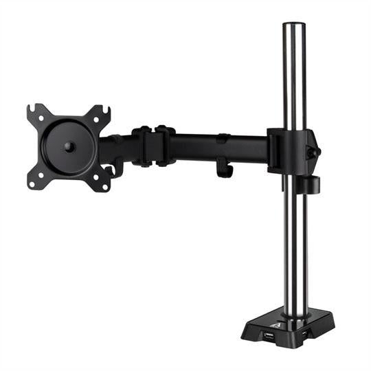 ARCTIC Z1 (Gen 3) Desk Monitor Stand, Adjustable, up to 38", 15 kg, USB 2.0 hub, Black