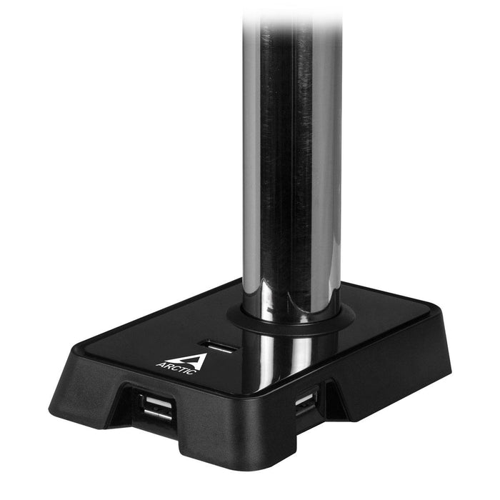 ARCTIC Z1 (Gen 3) Desk Monitor Stand, Adjustable, up to 38", 15 kg, USB 2.0 hub, Black