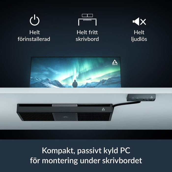 Arctic Senza Desktop PC System Ryzen 7 5700G, 32GB DDR4, 1TB NVMe, WiFi 6E, Windows 11 Home