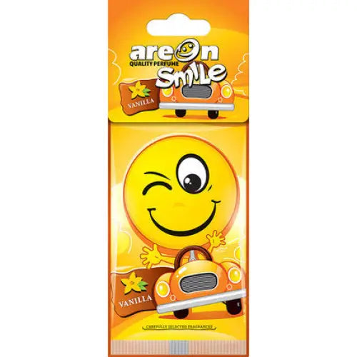 AREON SMILE VANILLA FLAVOR - Ароматизатори<<<Автокозметика и поддръжка<<<Авто и вело<<<Praktiker&&&Ароматизатори<<<Авто