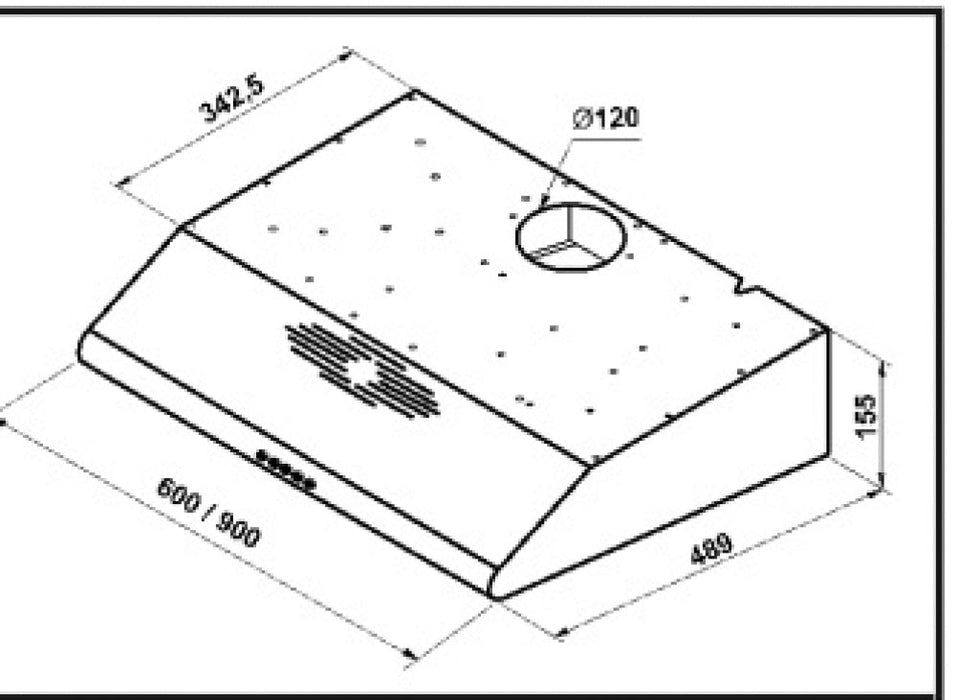 Arielli ACH-6022W hood - Абсорбатори<<<Домакински електроуреди<<<TechMart
