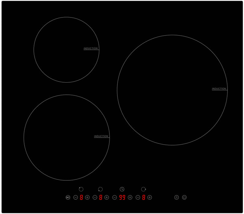 Built-in hob Arielli ACH-583IND