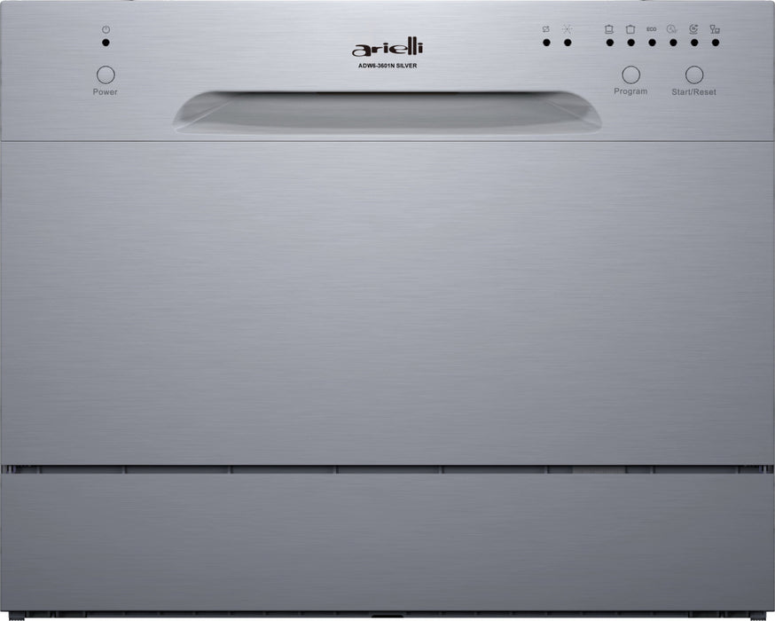 Arielli ADW6-3601N Silver Compact Dishwasher