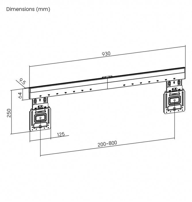 Arielli ATB-1948 SLIM TV stand