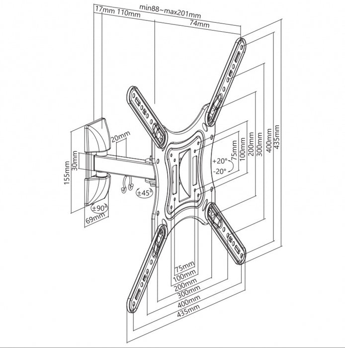 Arielli ATB-51441N MULTI TV stand