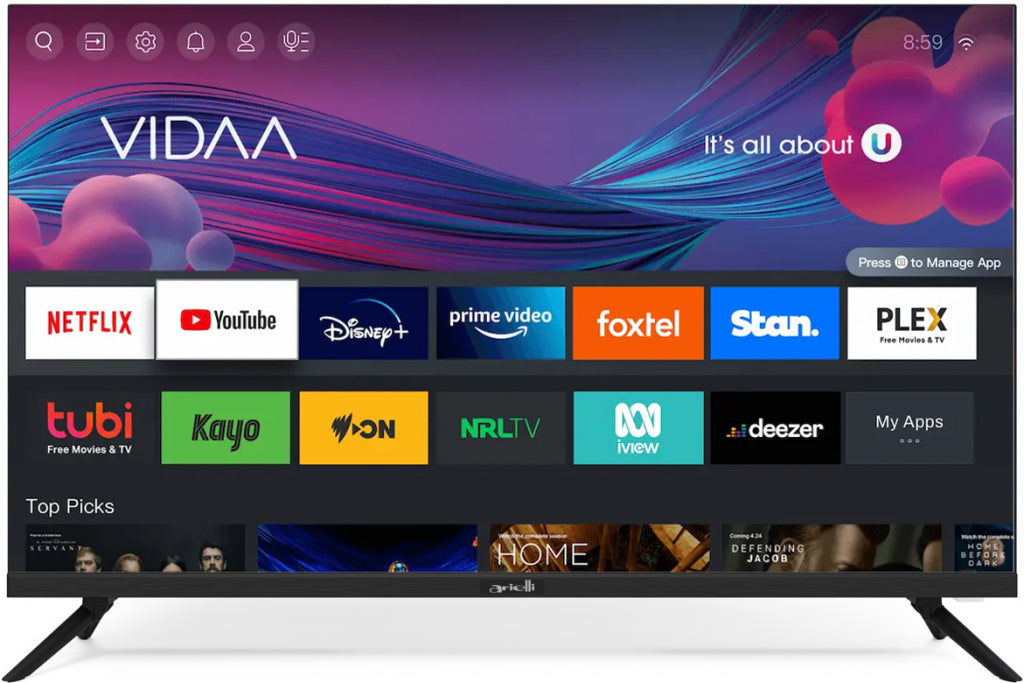 TV ARIELLI LED40N218VDA SMART