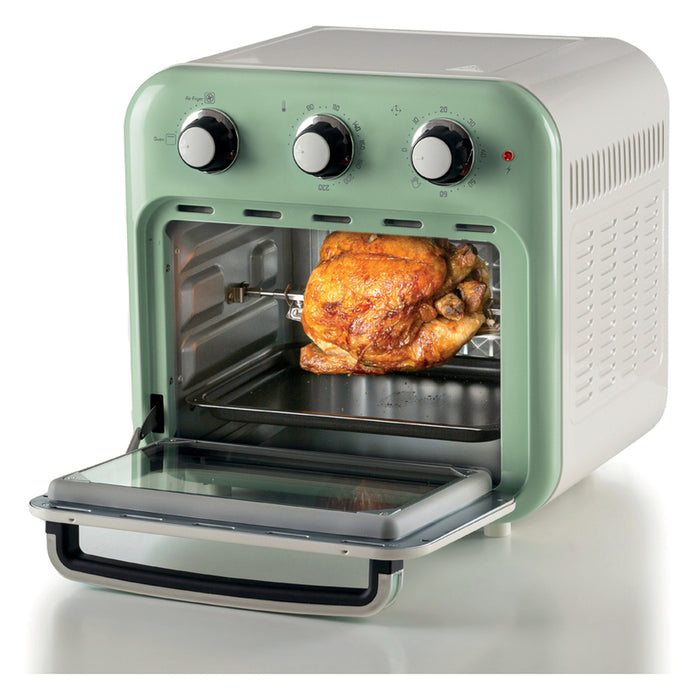 Appliance for healthy cooking ARIETE VINTAGE VERDE 16.00 L, TIMER