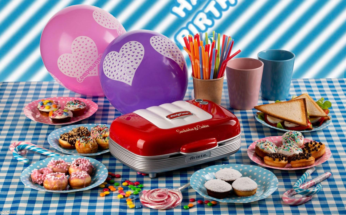 SANDWICH MAKER ARIETE 3IN1 1972 RED RED