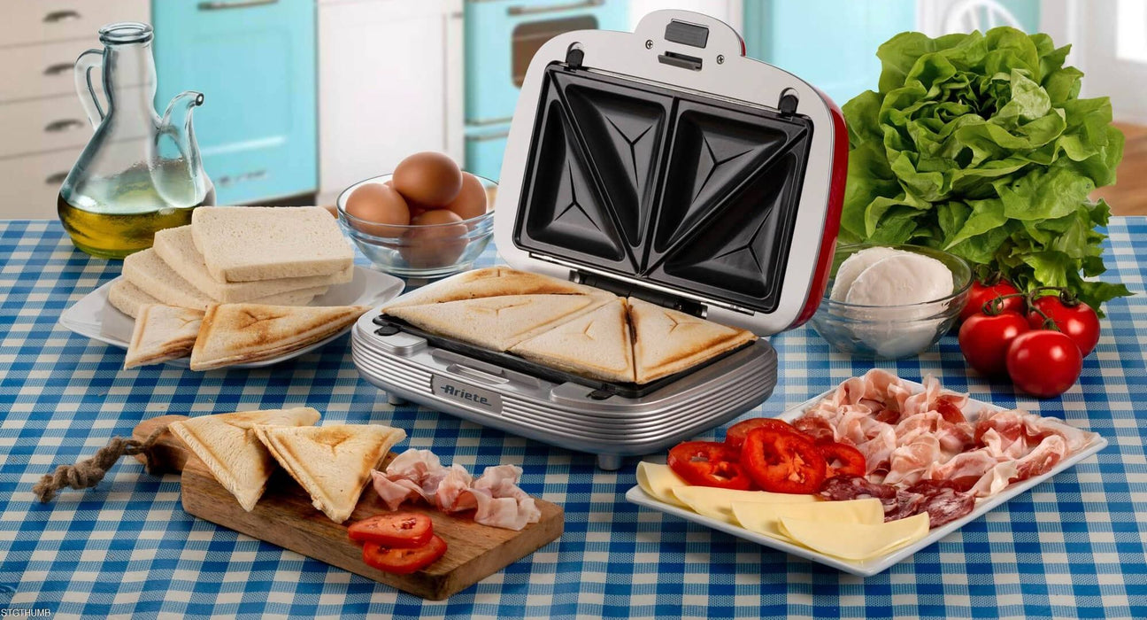 SANDWICH MAKER ARIETE 3IN1 1972 RED RED