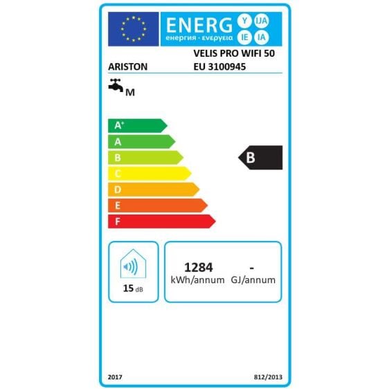 Multi-position boiler ARISTON VELIS Pro Wi-Fi 50 EU 3100945