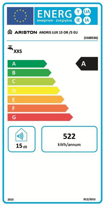 Boiler ARISTON ANDRIS LUX 15L OR /5 EU OVER SINK