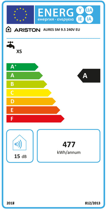 Flow water heater ARISTON AURES M 9.5 EU
