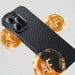 Armored case for iPhone 14 Pro Max compatible with MagSafe Baseus Synthetic Fiber tempered glass - black - Cell phone