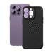 Armored case for iPhone 14 Pro Max compatible with MagSafe Baseus Synthetic Fiber tempered glass - black - Cell phone